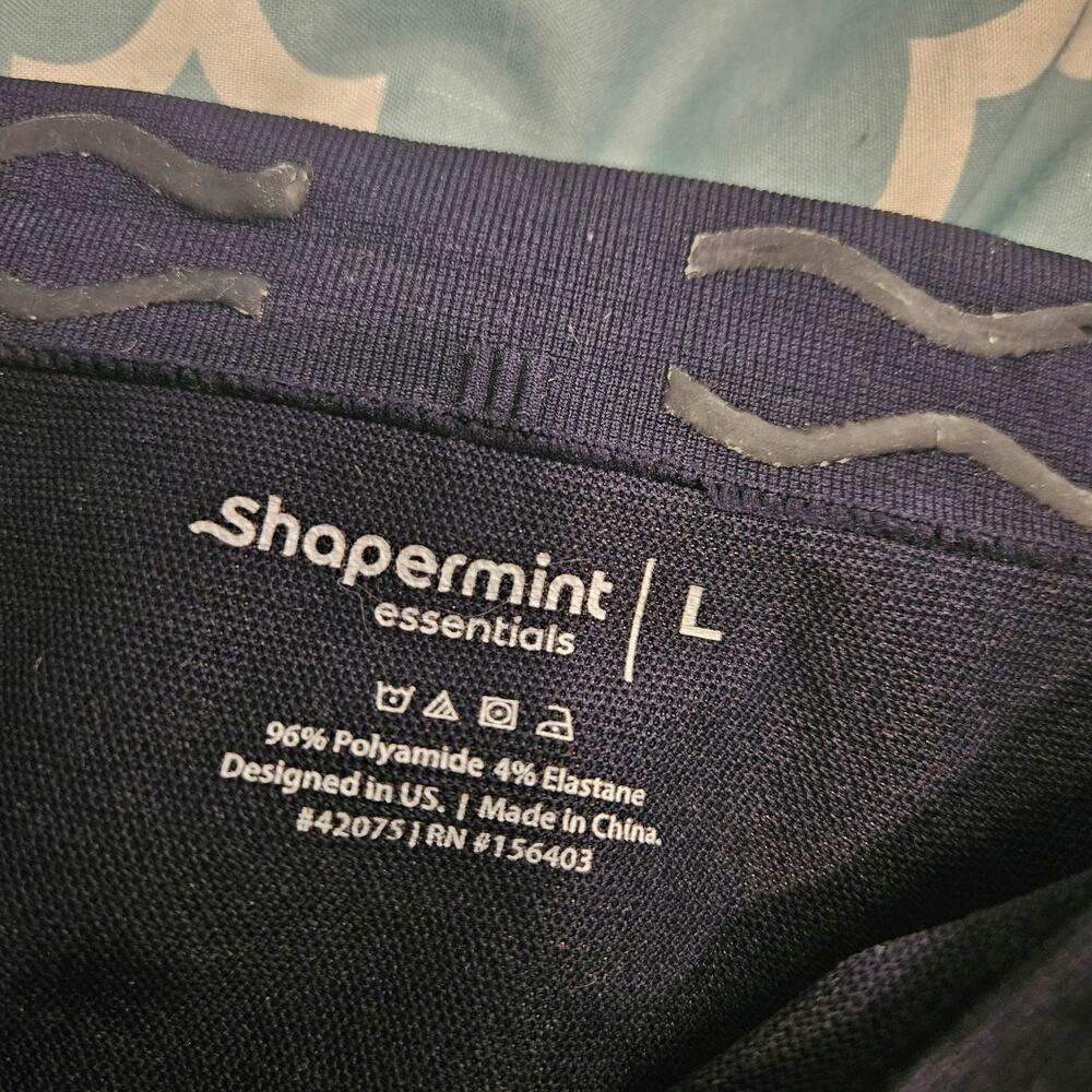Shapermint Essentials Black High Waisted Shaping Leggings Size Large - Picture 3 of 8